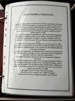 Stamp of Colonies françaises » St. Pierre et Miquelon 1892-2016, dans un gros album, collection de Saint-Pierre