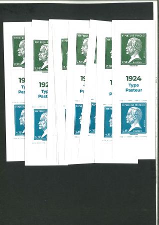 Stamp of France » Carnets 2013-2024, joli lot de 49 carnets à deux volets gommés