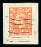 Stamp of Great Britain » King George VI 1937-47 2d. pale orange variety  imperf. single used