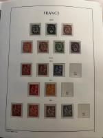 Stamp of France » Collections 1900-1960, dans une reliure Leuchtturm, très belle