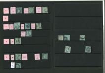 Stamp of Mauritius » 1859 Lapirot Issue 1859 Lapirot issue accumulation of 37 stamps in very mixed condition