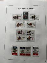 Stamp of United States » Collections 1861-1988, in two Davo albums mint and used collection