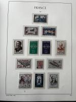 Stamp of France » Collections 1940-1982, dans deux belles reliures Leuchtturm collection