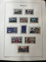 Stamp of France » Collections 1940-1982, dans deux belles reliures Leuchtturm collection