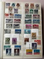 Stamp of Liechtenstein 1940-1998, in a stockbook hundreds of mint ** MNH stamps