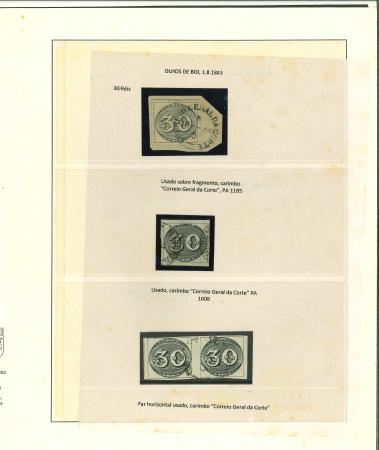Stamp of Brazil » 1843 Bull's Eyes Brazil 1843 Bull's Eyes used collection