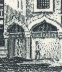 Stamp of Cyprus 1934 18pi black and olive-green mint, very lightly mounted, with the "Fishing rod" variety