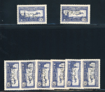 Stamp of France » Poste Aérienne 1930, 1f50 outremer surchargé EIPA 30 Y&T n° 6C, deux