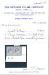 Stamp of Great Britain » King Edward VII » 1911 Harrison & Sons Issues 1911 1d. deep carmine, fine mint corner A11 control