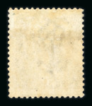 Stamp of Great Britain » 1855-1900 Surface Printed » 1867-80 Large Uncoloured Corner Letters, Wmk Spray of Rose 1867-80 9d. straw, pl. 4, LK, fine mint with large