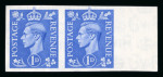 Stamp of Great Britain » King George VI 1950-52 1d. light ultramarine, imperforate imprimatur