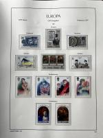 Stamp of Thematics Europa/CEPT : 1956-1991, in two Leuchtturm albums,