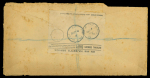 Stamp of Batum Batum 1920 registered OHMS cover APO Y3 to GHQ APO Y1