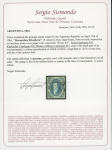 Stamp of Argentina » General issues 1864 Rivadavia Watermarked 15c blue used with clear impression