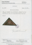 Stamp of South Africa » Cape of Good Hope 1861 Woodblock 1d vermilion used with crisp barred triangular obliterator