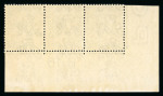 Stamp of Great Britain » King George V » 1912-24 Profile Head Issues 1912-24 ½d. bright green, corner “I 16” control strip of three on wartime toned paper