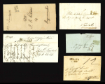 Stamp of Ireland » 1927-28 Wide Date Overprints (T72-T74) 5s rose-red, mint bottom left corner sheet marginal block of four, top right stamp showing "circumflex accent" variety, some perforation reinforcements, fine and scarce (Hib. €645+)