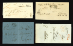 Stamp of Ireland » 1927-28 Wide Date Overprints (T72-T74) 5s rose-red, mint bottom left corner sheet marginal block of four, top right stamp showing "circumflex accent" variety, some perforation reinforcements, fine and scarce (Hib. €645+)