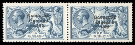 Stamp of Ireland » 1927 Composite Dates Overprints (T69-T71) 2s6d to 10s complete set of three, mint horizontal