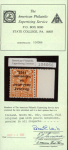 Stamp of Ireland » 1922 (Feb) Thom Overprints (T15-T19) 2d orange, die I, mint right sheet marginal, showing inverted overprint, fresh, very fine and scarce, cert. APS (1996) (Hib. T16a, €300)