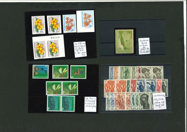 Stamp of Colonies françaises » Colonies Francaise Collections et Lots 1892-1985, joli lot uniquement composé de bonnes valeurs