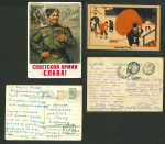 Stamp of Russia » Russia / Soviet Union Collections and Lots Russia 1920-50s propaganda postcards and stationery
