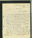 Stamp of Aerophilately » Zeppelins Count Ferdinand von Zeppelin handwritten letter, dated May 28 1901, two-sided, with contents including the purchase of the Griesheim airfield