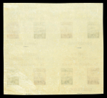 Stamp of Croatia Croatia 1942 Model Airplane imperforaed block of 4 miniature sheets