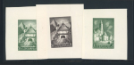 Stamp of Yugoslavia Yugoslavia 1941 2nd National Stamp Exhibition proofs x 3