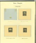 Stamp of Bosnia and Herzegovina Bosnia Herzegovina 1910 80th Birthday 50h, 1k, 2k and 5k black proofs