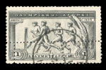Stamp of Greece » 1906 Olympics » Stamps Olympics 1906 20L, 25L and 1D perforation varieties