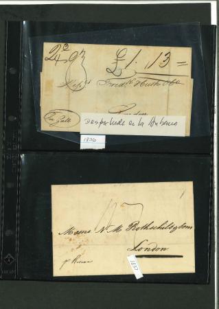 Stamp of Cuba » Outgoing Mail Cuba 1836 to 1860 group 36 outgoing covers 