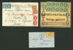 Stamp of France » Lettres Classiques Collections 1871-1872, trois très belles et rares lettres dont
