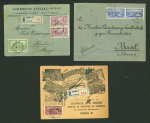 Stamp of Greece » 1906 Olympics » Covers Greece 1906 Olympic five covers at 50L registered or express rate