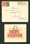 Stamp of Greece » 1906 Olympics » Covers Greece 1906 Olympic five covers at 50L registered or express rate