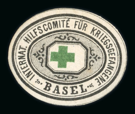 Stamp of Switzerland / Schweiz » Portofreiheit für das Rote Kreuz 1870,  Internationales Hilfscomité für Kriegsgefangene