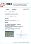 Stamp of Switzerland / Schweiz » Kantonalmarken » Genf 1845, Doppelgenf, mit Druckabart im linken Rand