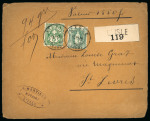 Stamp of Switzerland / Schweiz » Stehende Helvetia 1902, Stehende Helvetia 50 Rp. grün, gezähnt 11½:12