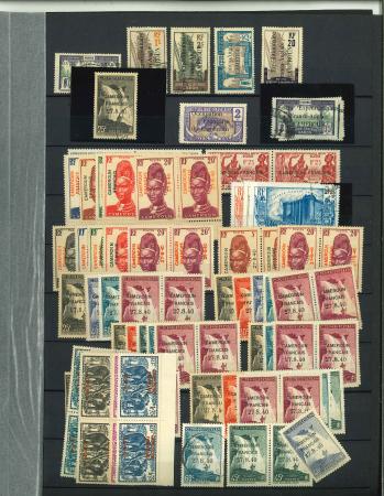 Stamp of Colonies françaises » Cameroun 1914-1970, bel ensemble de bonnes et moyennes valeurs