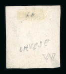 Stamp of Luxembourg Luxembourg 1853 Second printing greenish black reversed watermark used