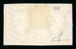 Stamp of Luxembourg Luxembourg 1853 Second printing greenish black horizontal pair used