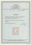 Stamp of Luxembourg Luxembourg 1858 Last Printing 10c grey four margins mint o.g.