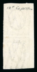 Stamp of Luxembourg Luxembourg 1858 Last Printing 10c grey vertical pair used