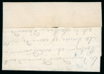 Stamp of Luxembourg Luxembourg 1858 Last Printing 10c grey bottom corner marginal on 1859 cover