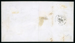 Stamp of Luxembourg Luxembourg 1858 Last Printing 10c grey-black, retouch 9 entire ti Diekirch