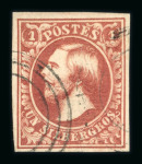 Stamp of Luxembourg Luxembourg 1852 10/9 First Printing 1Sgr blood-red used