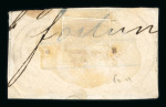Stamp of Luxembourg Luxembourg 1852 10/9 First Printing 1Sgr brown-red pair used