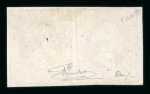 Stamp of Luxembourg Luxembourg 1854 3rd Printing 1Sgr red-orange pair and single reversed watermark unused