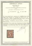 Stamp of Luxembourg Luxembourg 1858 Last printing 1Sgr carmine rose unused without gum