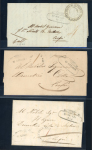 Stamp of Ionian Islands » 	British Protectorate » Inter Island Mail 1834-47, group of six inter-island covers